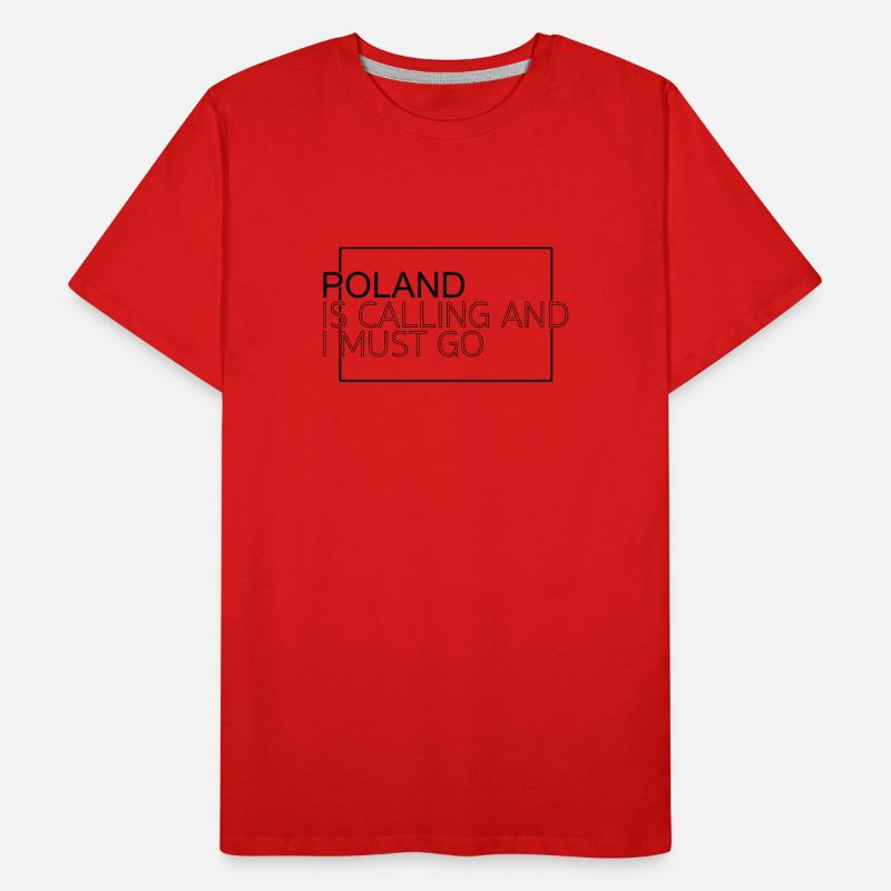 Polen Spruch Männer Premium Bio T-Shirt