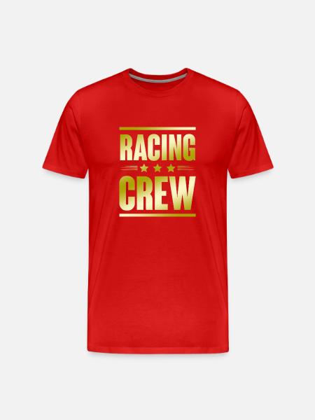Racing Crew - Men's Premium Organic T-Shirt - red