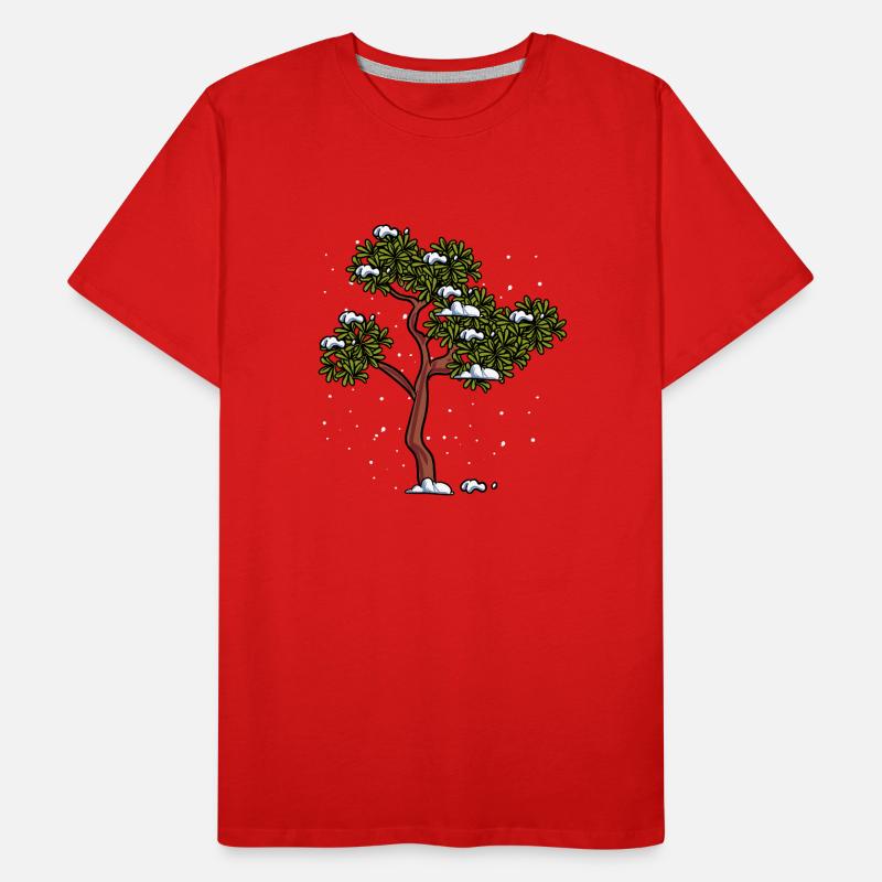 Chestnut tree tree forest Men's Premium Organic T-Shirt