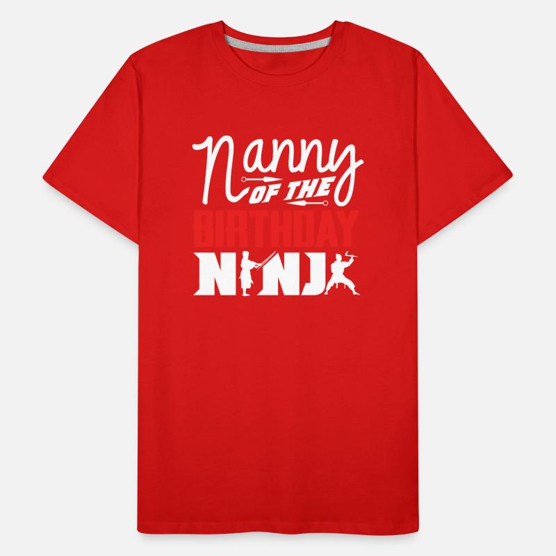 Anniversaire du Ninja, Ninja, T-shirt bio Premium Homme