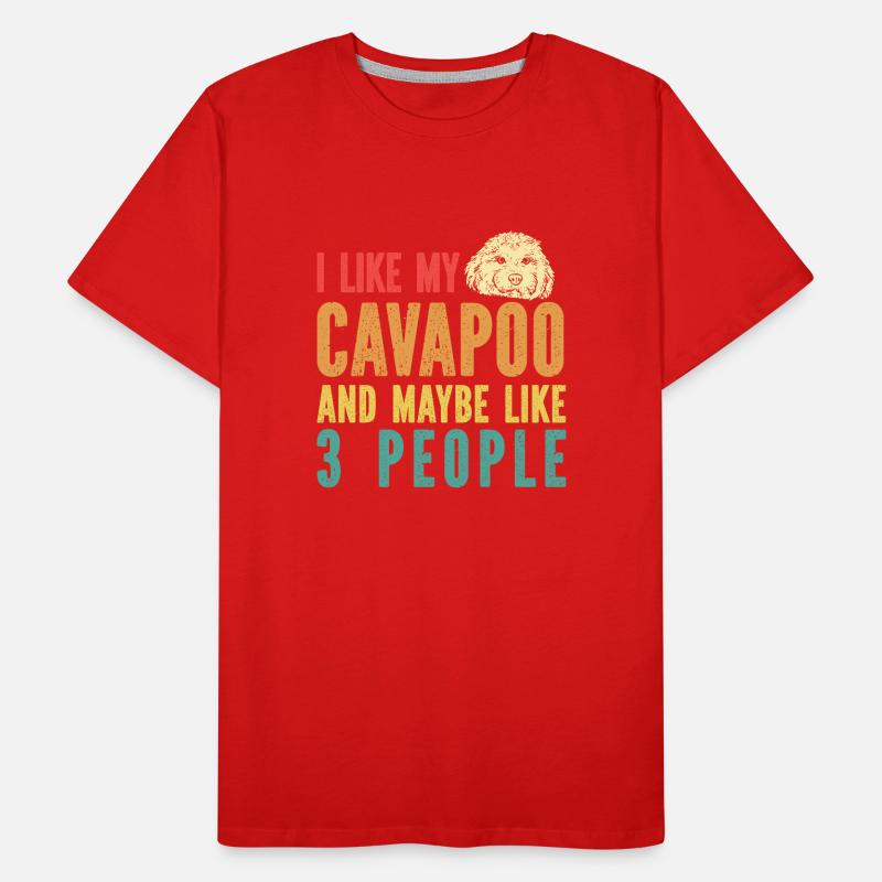 Cavapoo Cavoodle Capoodle Dog Men's Premium Organic T-Shirt