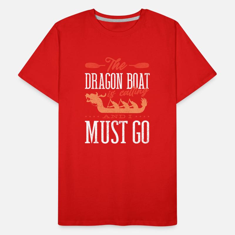 Course de bateaux-dragons, bateaux-dragons T-shirt bio Premium Homme
