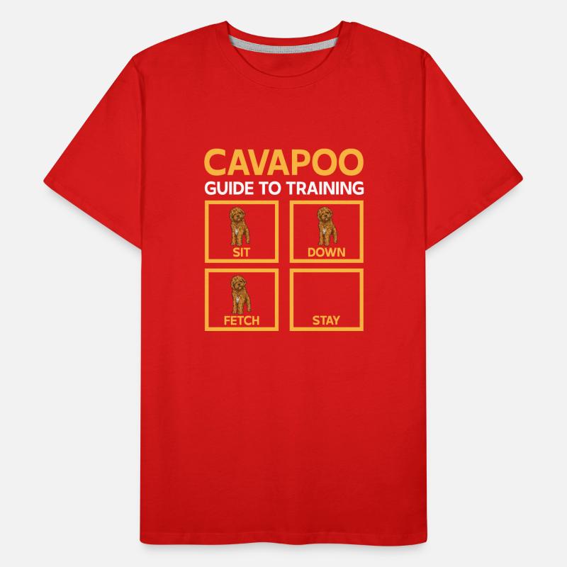 Cavapoo Cavoodle Capoodle Chien T-shirt bio Premium Homme
