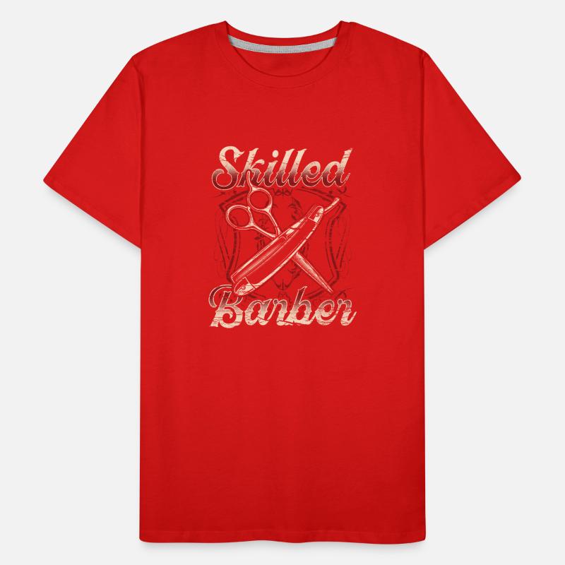 Barbier formé Barbier Barbier Barbier T-shirt bio Premium Homme