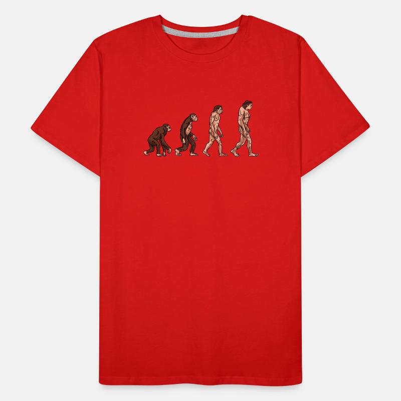 Menschliche Evolution Männer Premium Bio T-Shirt