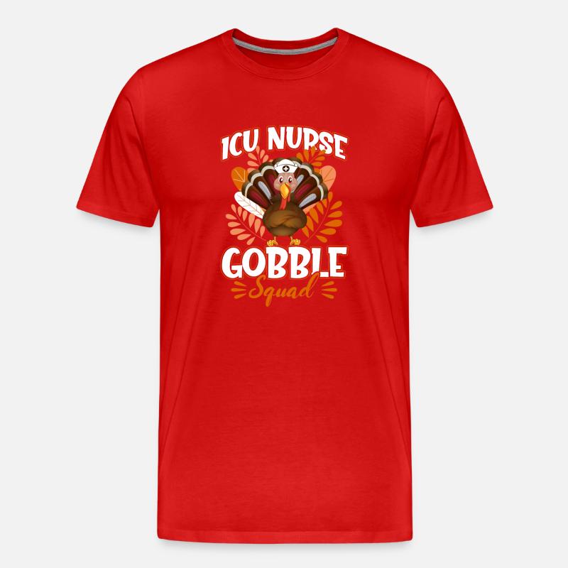 Ice Nurse Gobble Squad - Männer Premium Bio T-Shirt - Rot