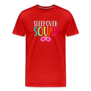 Escouade pyjama - T-shirt bio Premium Homme - rouge - Devant - Damien (186cm)