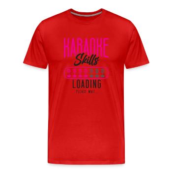 Karaoke Singer Karaoke Skills - Männer Premium Bio T-Shirt - Rot - Vorne - Damien (186cm)