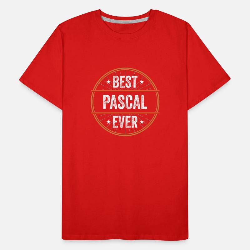 Best Pascal Ever First Name Name Gift Men's Premium Organic T-Shirt