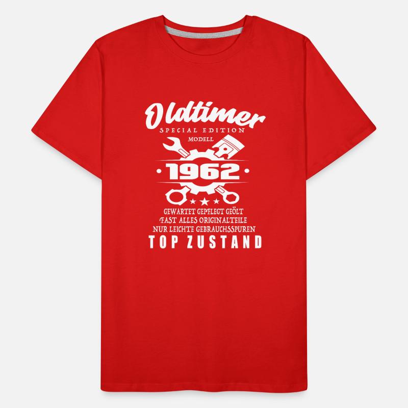 Oldtimer Special Edition Modell 1962 Männer Premium Bio T-Shirt