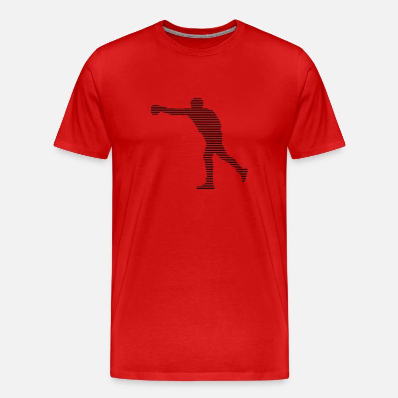 Boxen - Männer Premium Bio T-Shirt - Rot