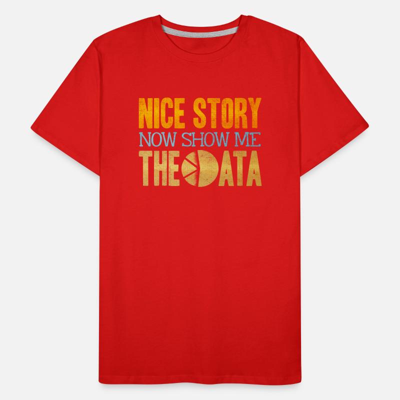 Data Analyst, Data Engineer Men's Premium Organic T-Shirt