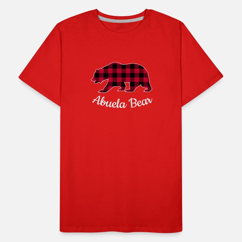 Abuela Bear Männer Premium Bio T-Shirt