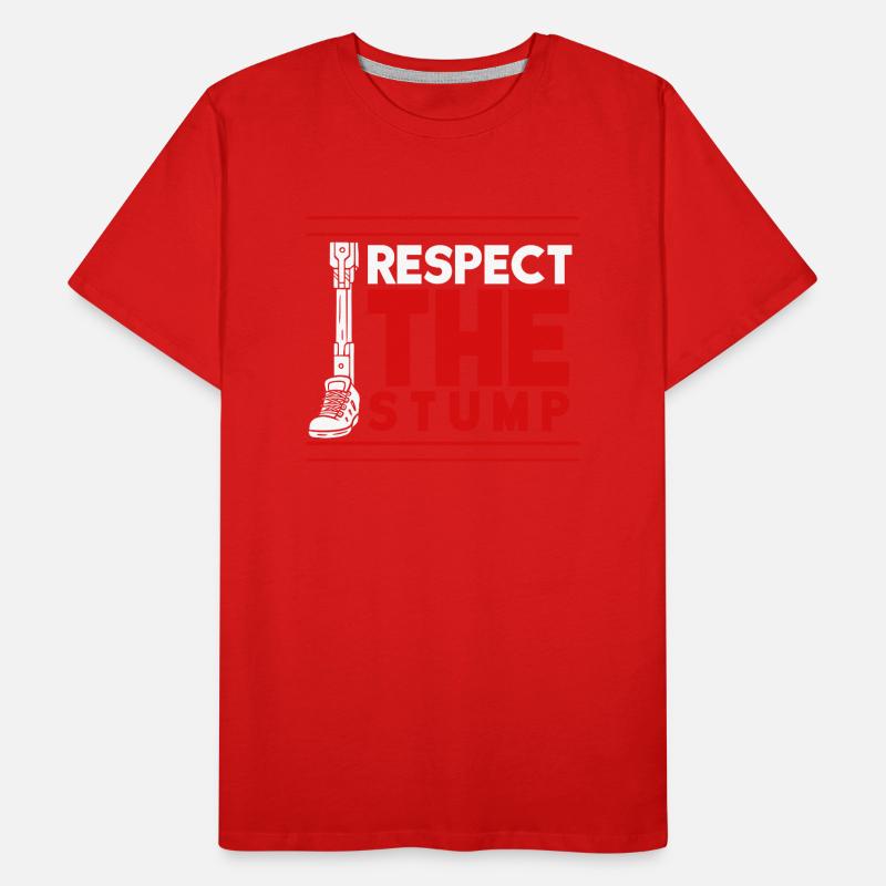 Leg prosthesis, prosthesis, amputee, amputation Men's Premium Organic T-Shirt