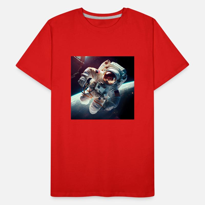 Astronaut Cosmonaut Sci-Fi character Männer Premium Bio T-Shirt