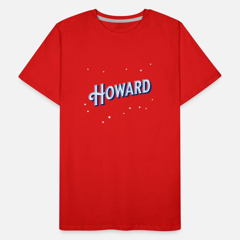 Howard name personalized Men's Premium Organic T-Shirt