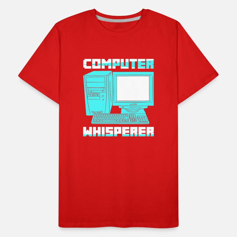 Codage du logiciel Computer Whisperer T-shirt bio Premium Homme