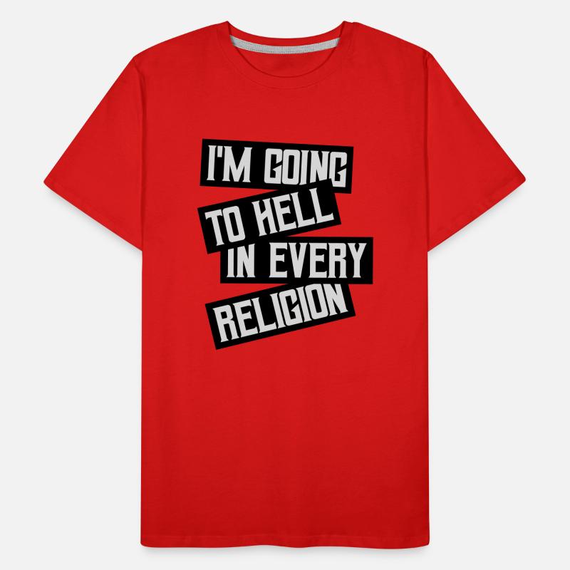 im going to hell Männer Premium Bio T-Shirt