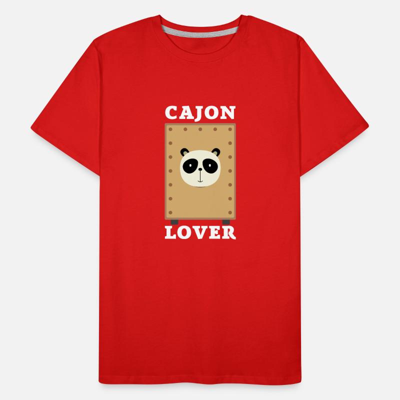 Cajon Box Drum Instrument Peruvian Cajon Men's Premium Organic T-Shirt