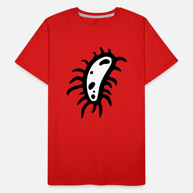 bacteria cell type 3 T-shirt bio Premium Homme