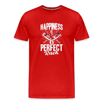 Idée cadeau billard Billard Player Pool Snooker - T-shirt bio Premium Homme - rouge - Devant - Damien (186cm)