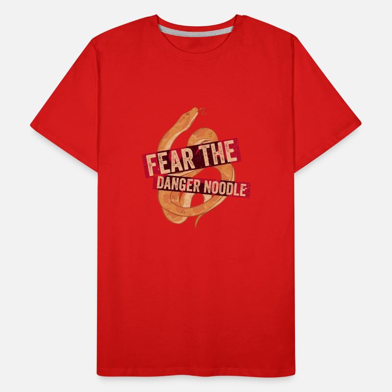 Banane Königspython Nouilles dangereuses T-shirt bio Premium Homme