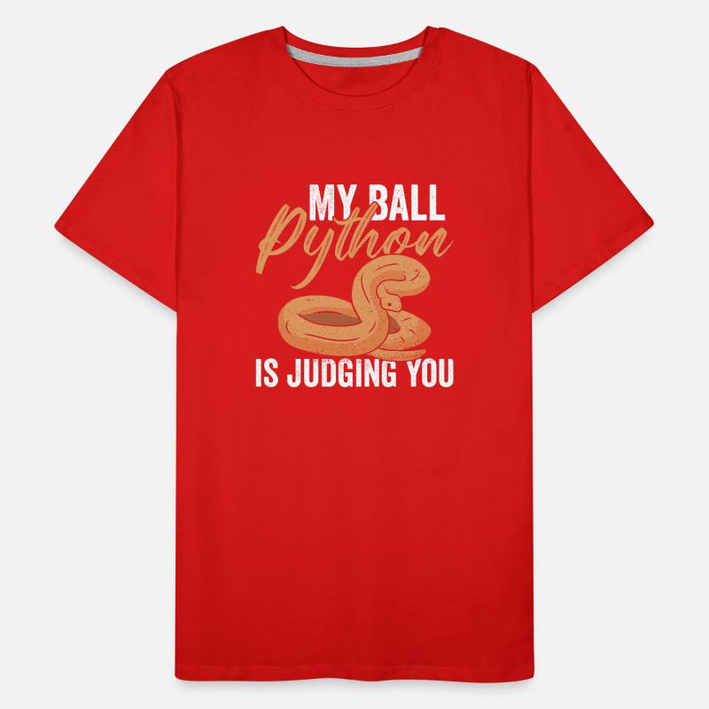 Python Königspython Banana Ball Python Men's Premium Organic T-Shirt