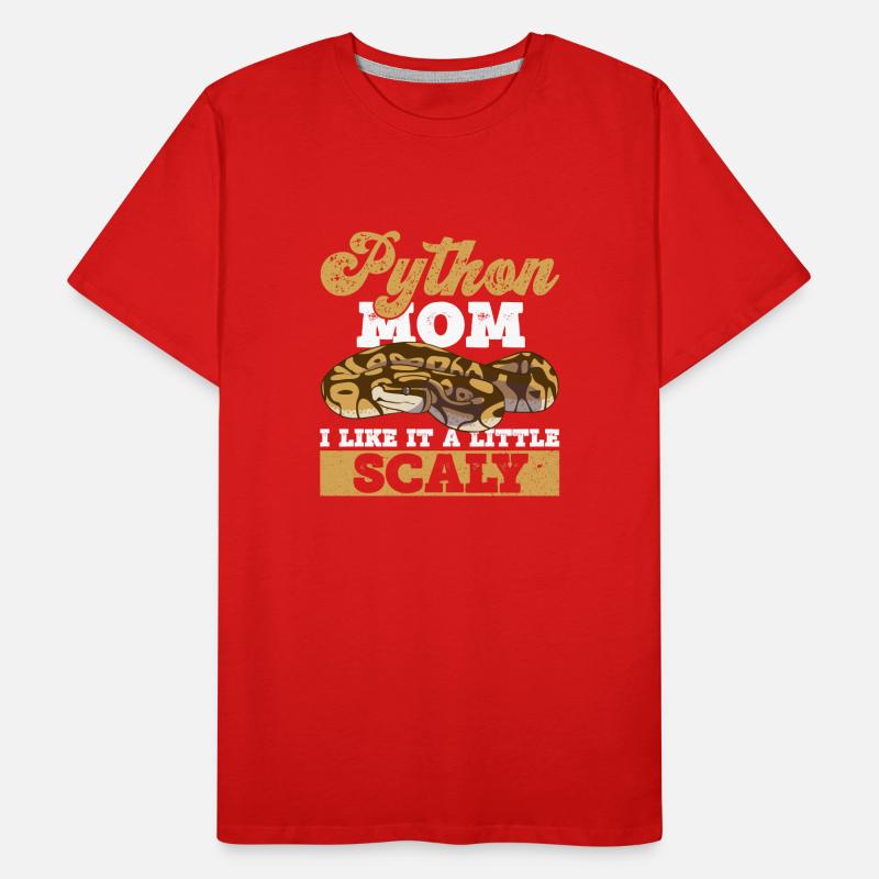 Königspython Mama Bananenkugel Python Mutter Männer Premium Bio T-Shirt