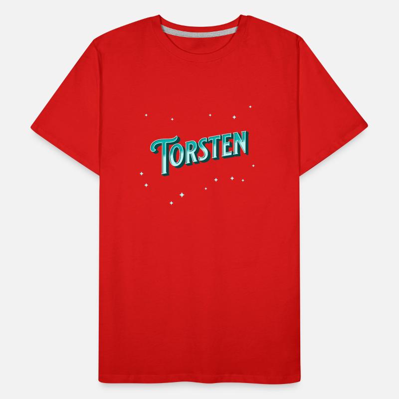 Torsten name personalized Men's Premium Organic T-Shirt