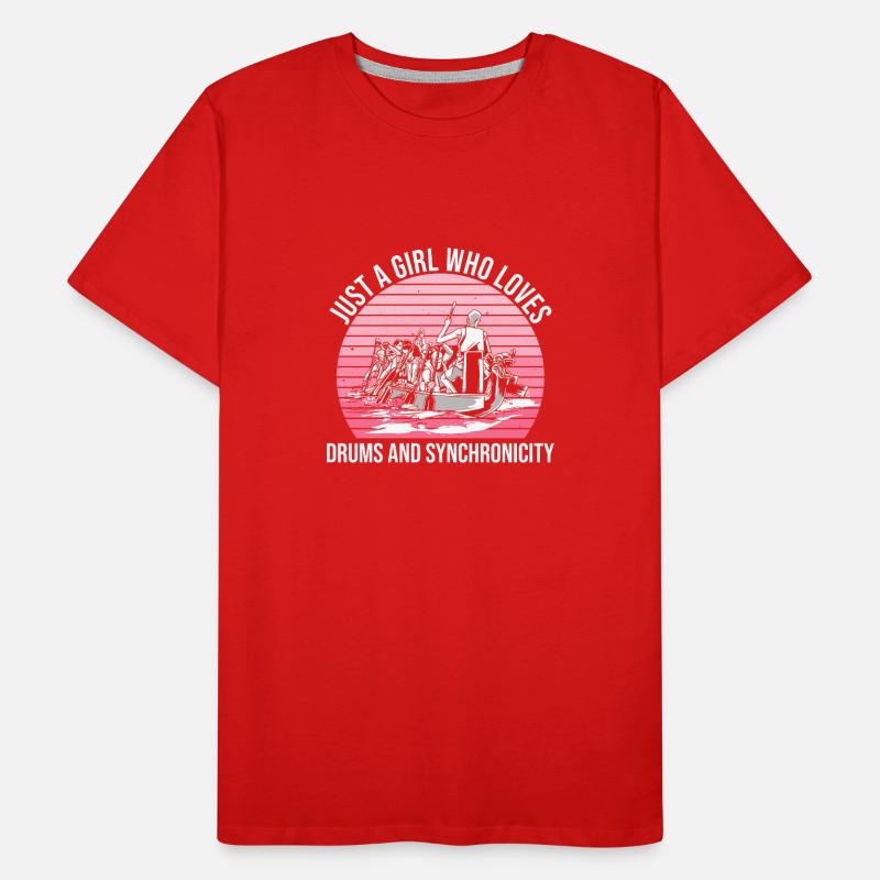 Drachenboot Mädchen Männer Premium Bio T-Shirt