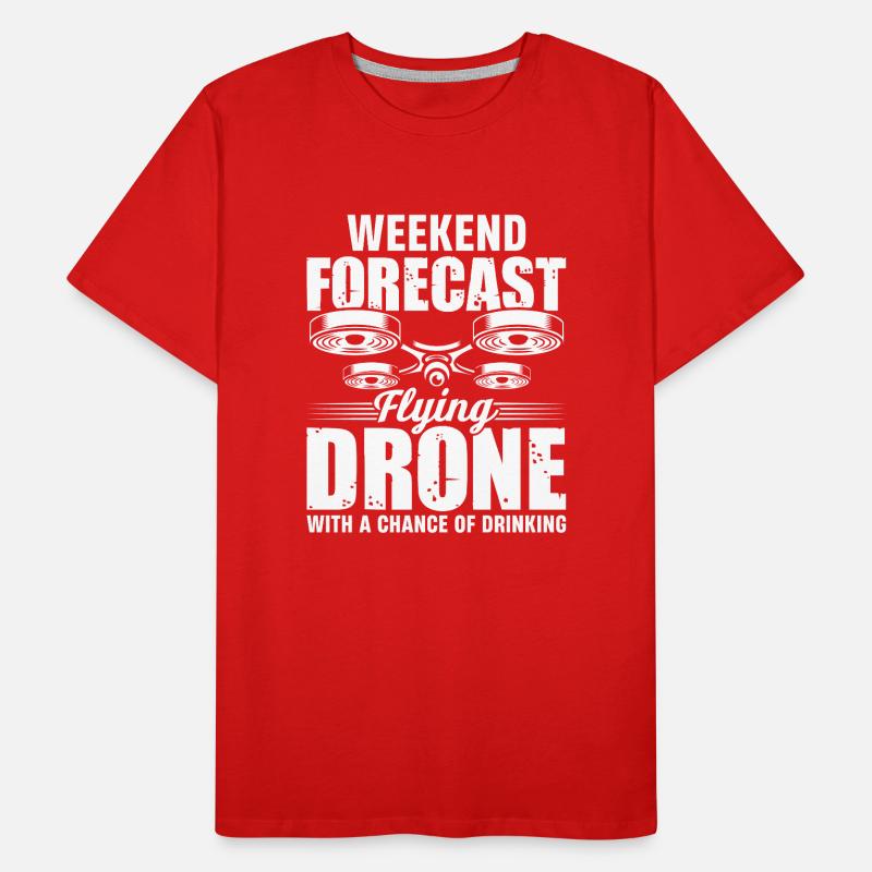 Drones, drones, drones volants T-shirt bio Premium Homme