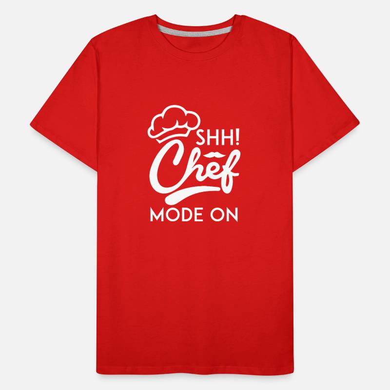 Pssst! Chef Mode Activé - Chef T-shirt bio Premium Homme
