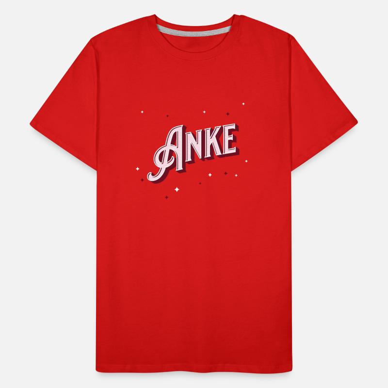 Anke name personalized Men's Premium Organic T-Shirt