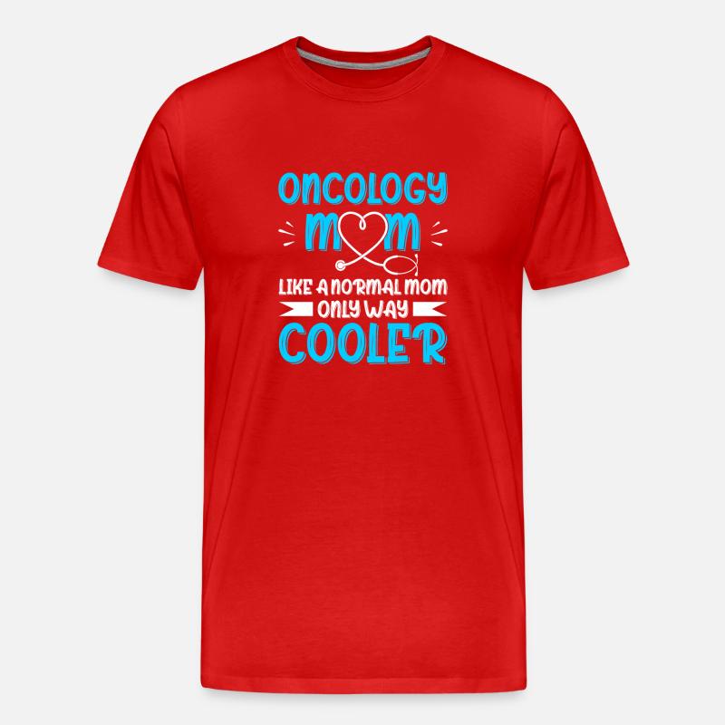 Onkologe Onkologieschwester - Männer Premium Bio T-Shirt - Rot