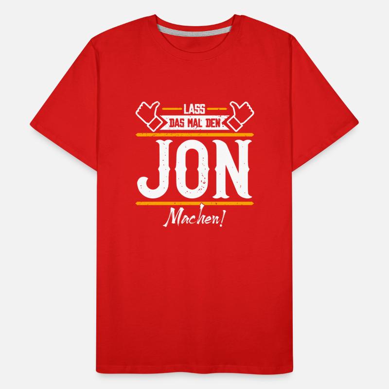 Jon Geschenkidee Geschenk Geburtstag Männer Premium Bio T-Shirt