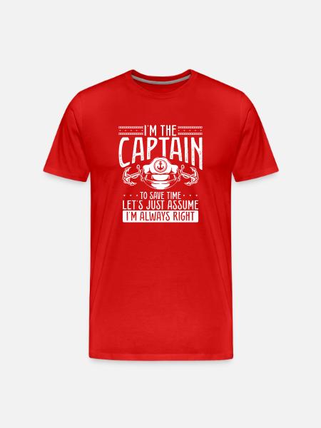 Disons simplement que j’ai toujours - T-shirt bio Premium Homme - rouge