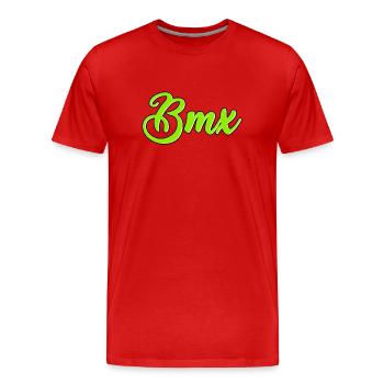 BMX - Männer Premium Bio T-Shirt - Rot - Vorne - Damien (186cm)
