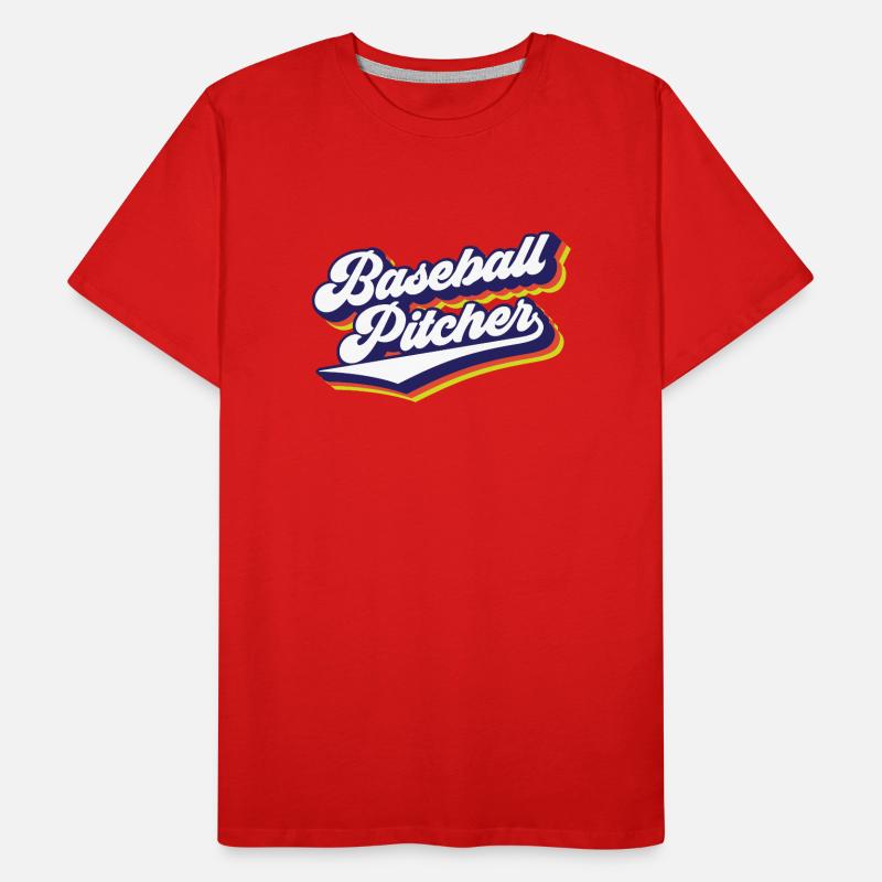 Baseball Pitcher Hobby Pitcher Player Men's Premium Organic T-Shirt