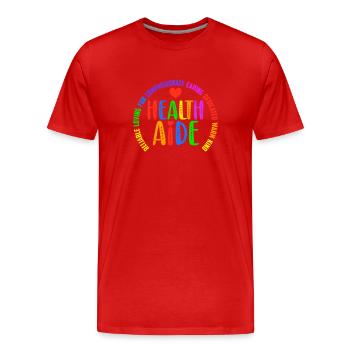 Cool Squad School Assistant Principal Health Aide - Männer Premium Bio T-Shirt - Rot - Vorne - Damien (186cm)
