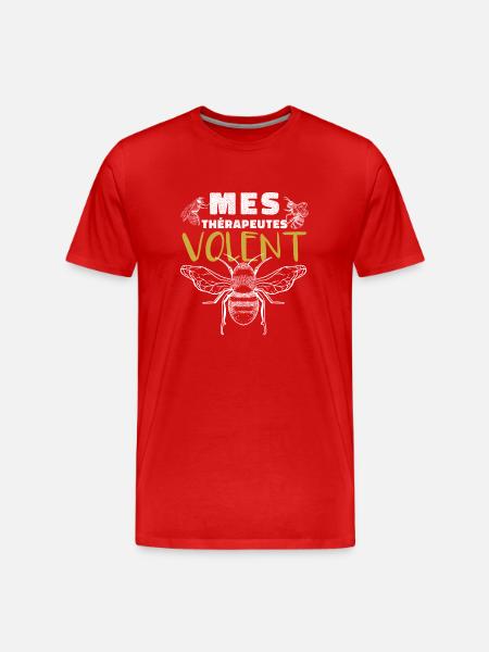 Apiculteur - T-shirt bio Premium Homme - rouge