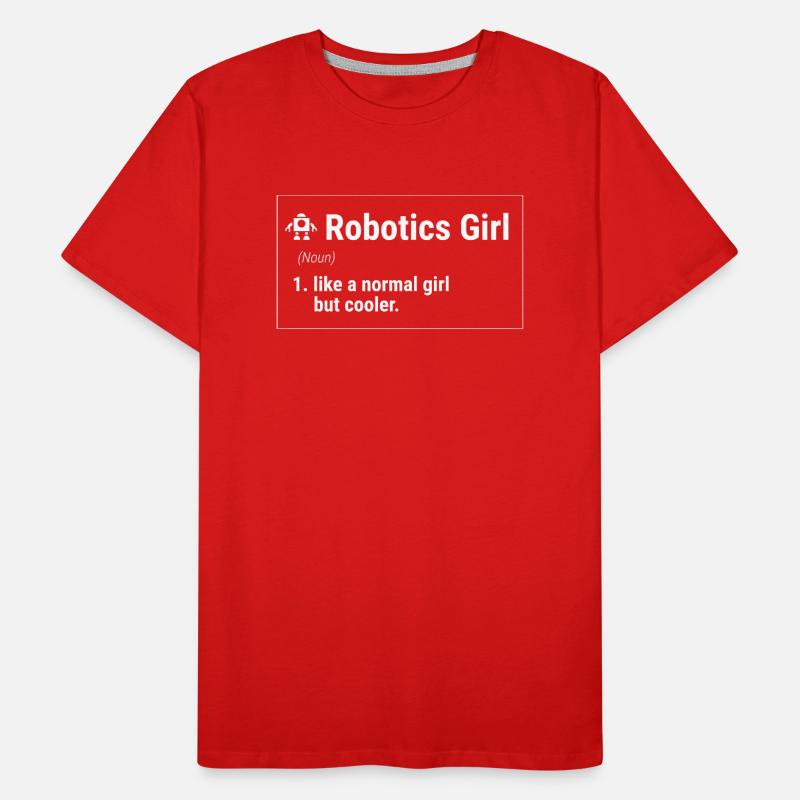 Robotique, constructeurs de robots T-shirt bio Premium Homme