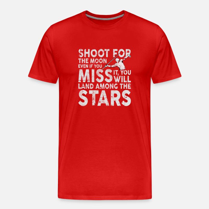 Speerwurfstrecker Leichtathletik Speerwerfer - Männer Premium Bio T-Shirt - Rot