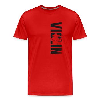 Violin Violinist Violin - Männer Premium Bio T-Shirt - Rot - Vorne - Damien (186cm)