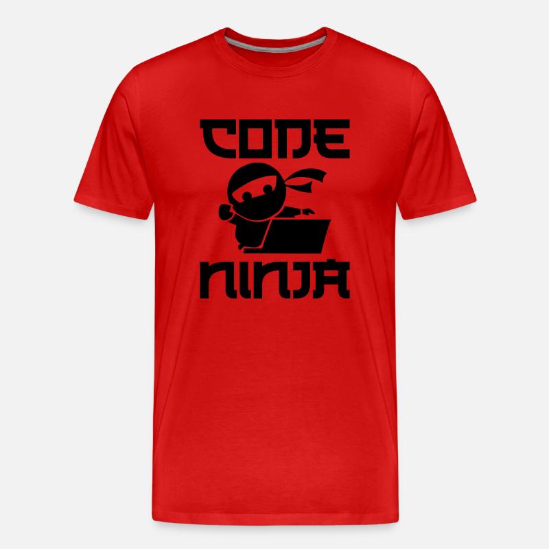 Programmieren - Männer Premium Bio T-Shirt - Rot