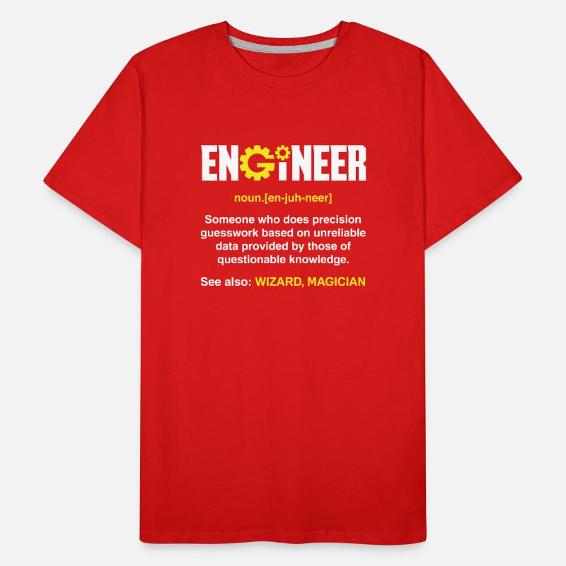 Engineer Definition Men's Premium Organic T-Shirt