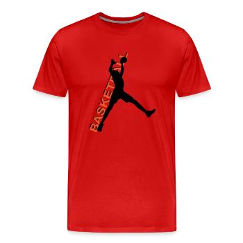 Sport. - T-shirt bio Premium Homme - rouge - Devant - Damien (186cm)