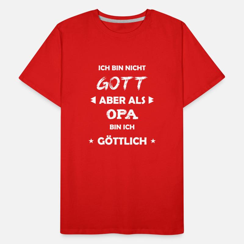 Opa Geschenk Spruch Männer Premium Bio T-Shirt