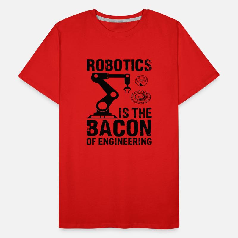 Roboter Programmierer Automatisierungstechniker Männer Premium Bio T-Shirt