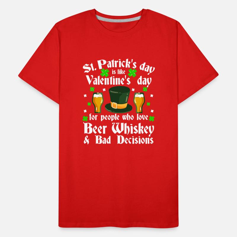 Lustiger St. Patrick's Day Paddy Saint Patrick Irish Männer Premium Bio T-Shirt