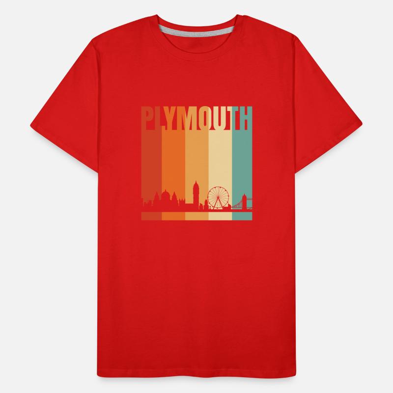 Plymouth T-shirt bio Premium Homme